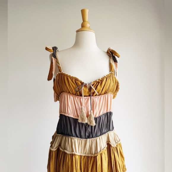 ANTHROPOLOGIE | Let Me Be Letizia Colorblock Midi Dress | 14 - Picture 2 of 7